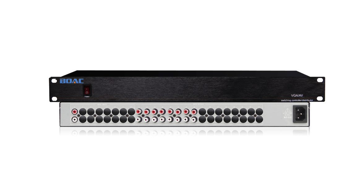 1進8出音頻分配器